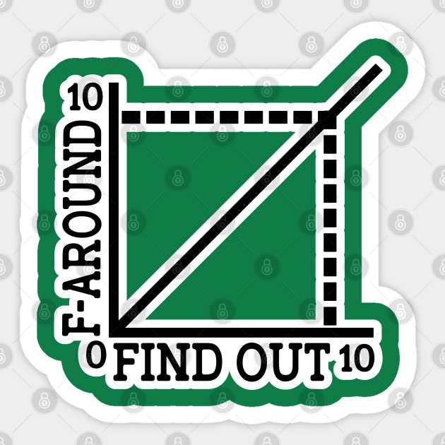 F Around And Find Out Chart Fuck Around And Find Out Sticker